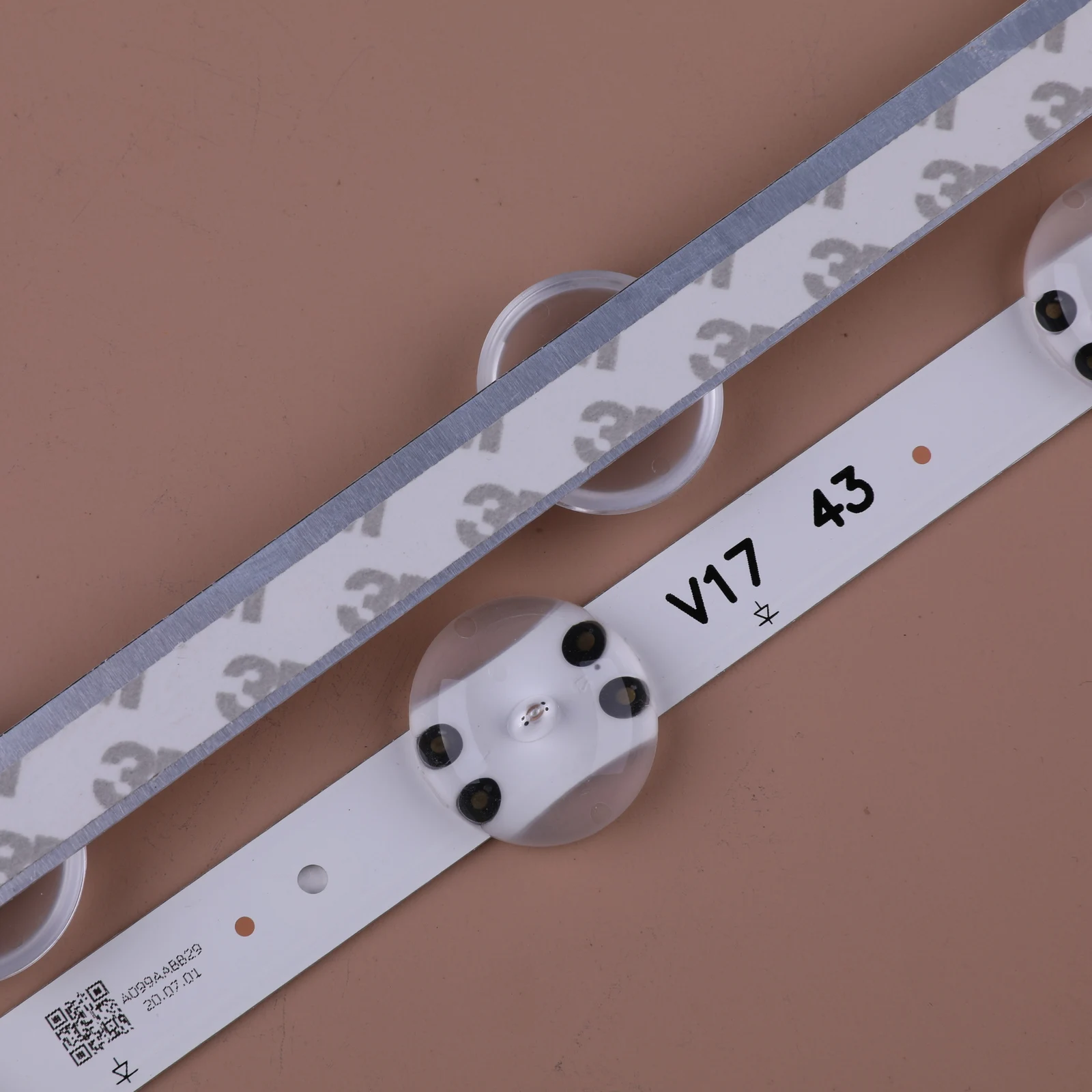 Для лампы LG43 дюйма 43VH6100 CB 6916L 2867B 2867A 2867G V17 43 LC430DQE 2744A 2743A/6916L 2867B/2867A 10 светодиодов = 2
