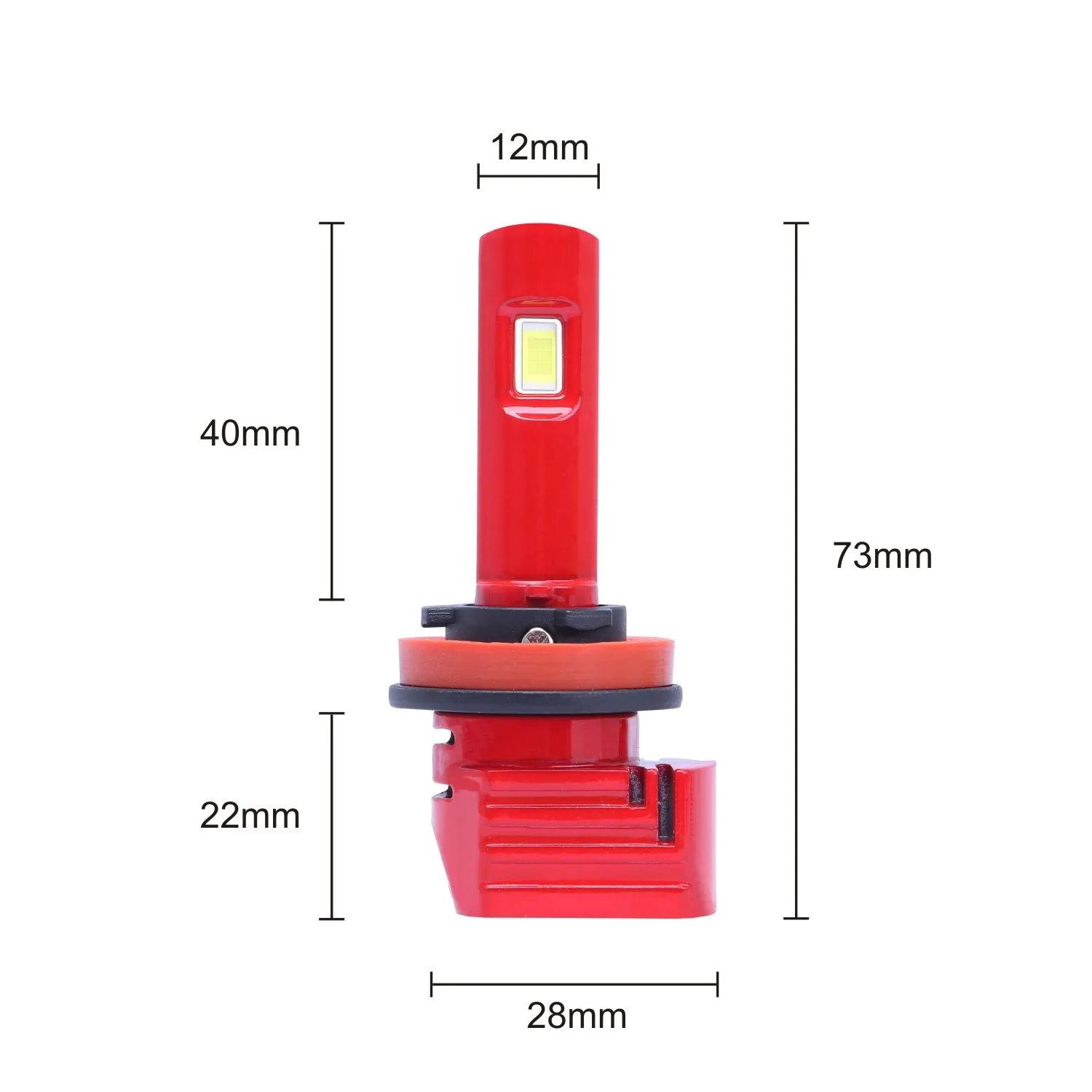 

9-36V Car LED Headlights Bulbs X11 H11 Luminous Parts Driving Waterproof Lamps