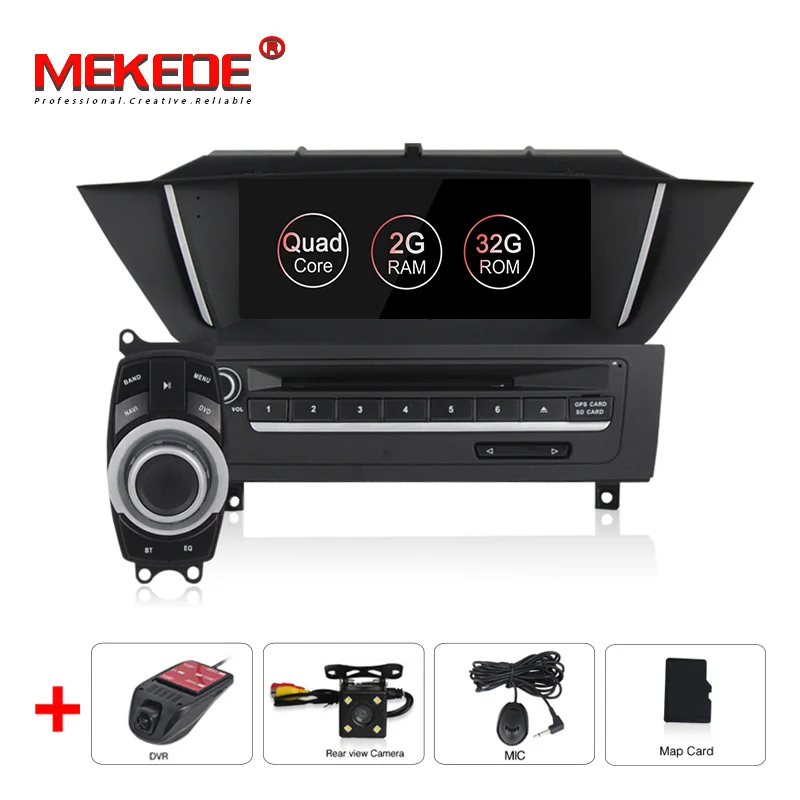 MEKEDE " Andriod 9 автомобильный DVD gps навигация стерео для BMW X1 E84 2009-2013 1080P USB SD радио стерео BT gps навигация - Цвет: 32G DVD CAMERA DVR