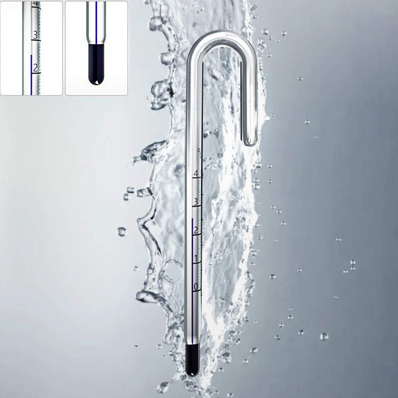 Fish tank dedicated aquarium grass tank sea water glass thermometer table fat water temperature meter mini hook thermometer