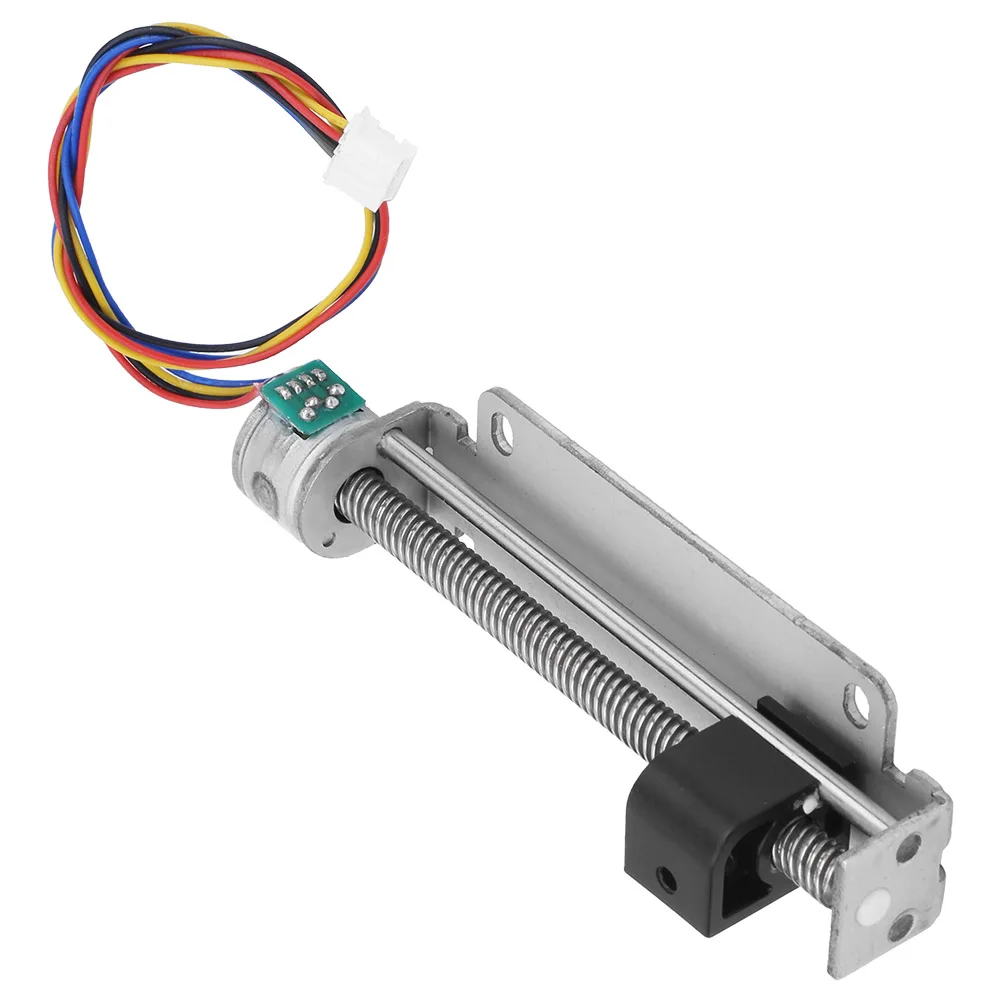 Screw Slide Table Micro 2‑Phase 4‑Wire Stepper Motor Screw Slider Metal Optical Axle Screw for Slider Project Printer Measurement Equipment Screw Slide Table Screw Slide Table Micro 2‑Phase 4‑Wire Stepper Motor Screw Slider Metal Optical Axle Screw for Slider Project Printer Measurement Equipment Screw Slide Table