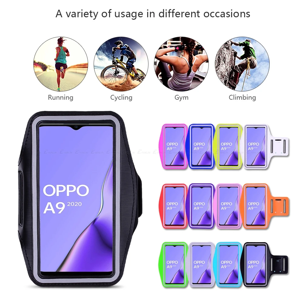 Открытый Чехол на руку для OPPO A9 A5 A11 A11x Спорт бег тренажерный зал держатель телефона сумка