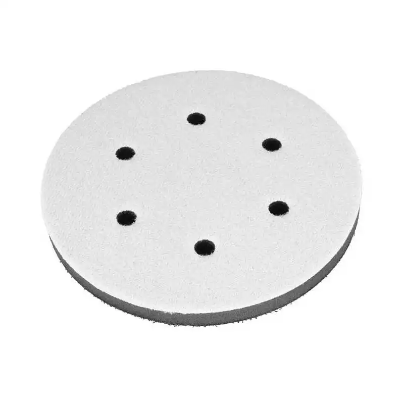 6/9/15/17 Holes Polishing Pad 150mm Diameter Soft Buffer Sponge Interface Cushion Pad for Sanding Pads Polishing Tool Power Tool