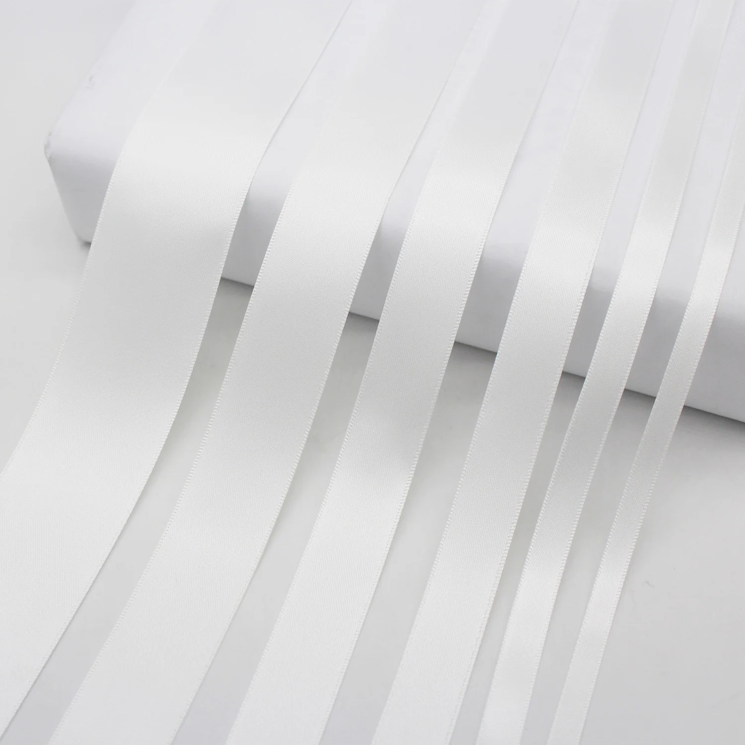 White Grosgrain Ribbon Satin Ribbon Polyester Tapes Diy Accessories 3mm 6mm  9mm 13mm 16mm 19mm 22mm 25mm 38mm 50mm 75mm 100mm - Ribbons - AliExpress