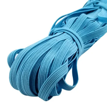 

Mask Elastic Rope 33 Yards Length Elastic Band Cord Knit Band Sewing Elastic Cord DIY Sewing Accessories 6mm 1/4 Inch