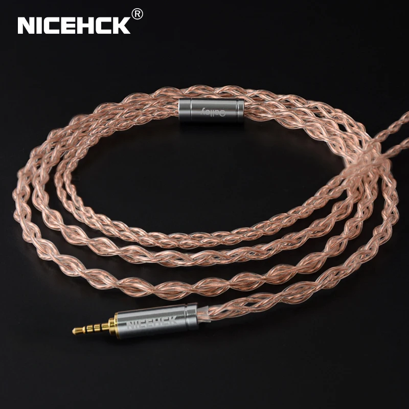 NICEHCK 6N UPOCC Copper Silver Alloy Mixed Cable