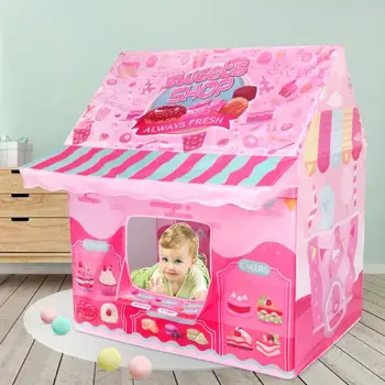 

Portable Folding Game House Lightweight and Delicate Practical Children Game Castle Tent Play House for Kids Gifts 110x100x70cm