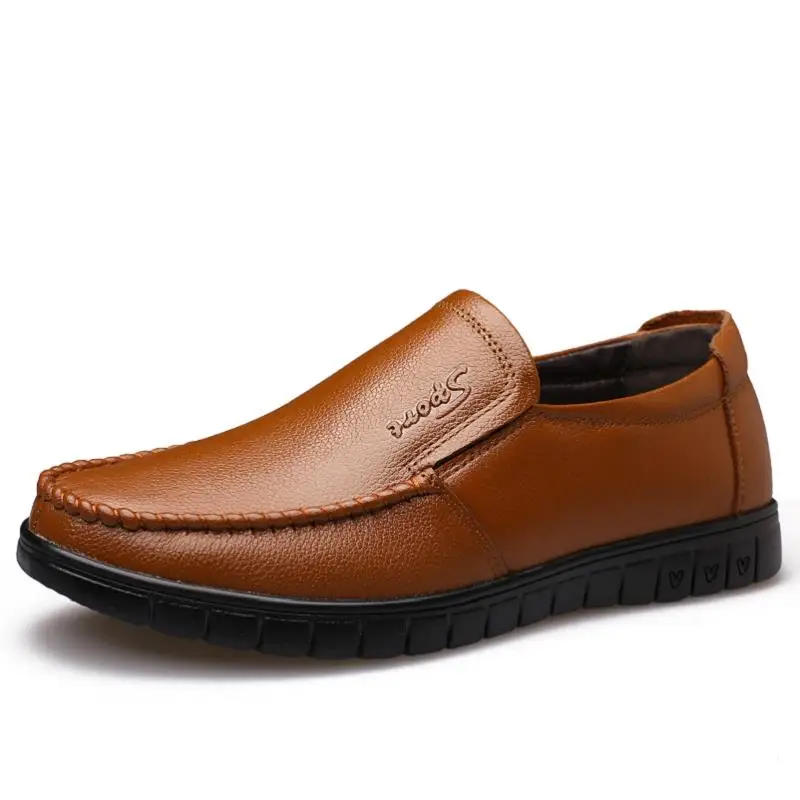 BVNOBET/Мужская обувь из натуральной коровьей кожи; высококачественные мужские слипоны на плоской подошве; брендовые Модные мужские лоферы в деловом стиле; мокасины; homme - Цвет: Цвет: желтый
