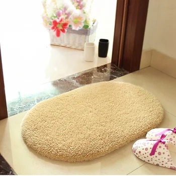 

New Absorbent Soft bathroom carpet Bath Mats Floor Rug Non Slip Dust Doormat Bathroom Suppiles living room decoration