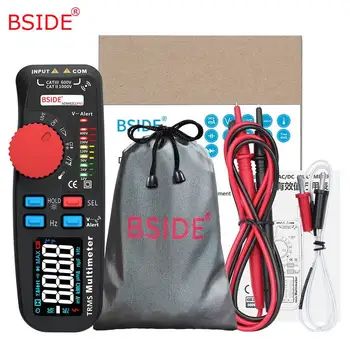 

BSIDE ADM92CL PRO Color LCD Digital Multimeter 6000 Counts TRMS Auto-Range Voltage Amp Ohm Hz Cap Temp Diode Continuity Tester