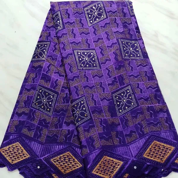 dark purple Новейшая африканская кружевная ткань из бисера высокого качества Королевский синий нигерийский французский воск кружевная ткань для нигерийской свадебной вечеринки - Цвет: dark purple