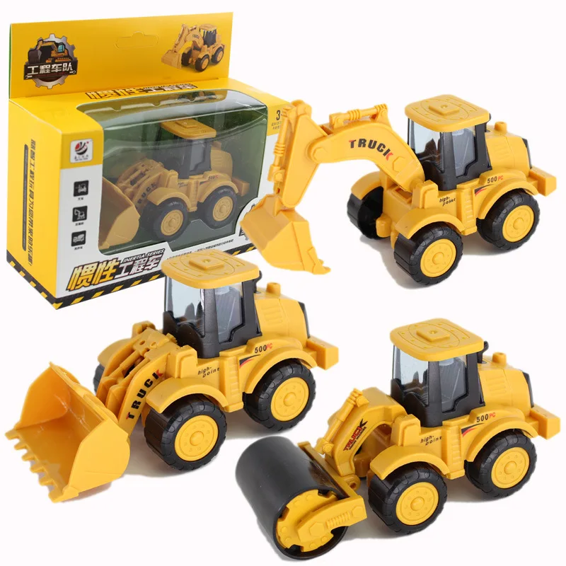 

Hot Selling Supply of Goods Model Excavator Bulldozer Road Roller Inertia Engineering Vehicle Three-Ylh858-456