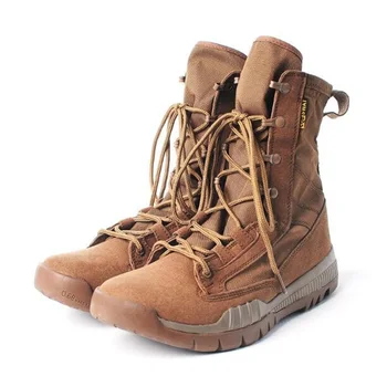 

Men Military Shoes Army Boot Men Leather Shoes Swat Tactical Boot size 36-46