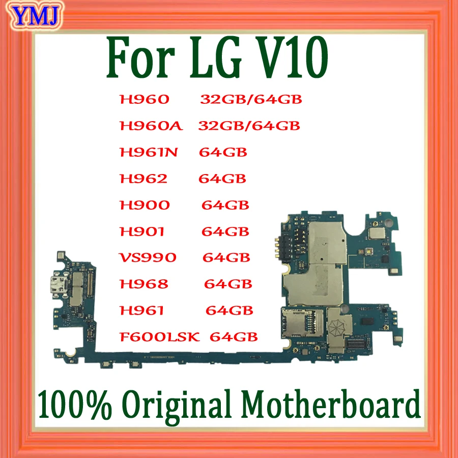 100% Оригинальный разблокированный для LG V10 H960/H960A H962 H961N H900 H901 VS990 F600LSK H968