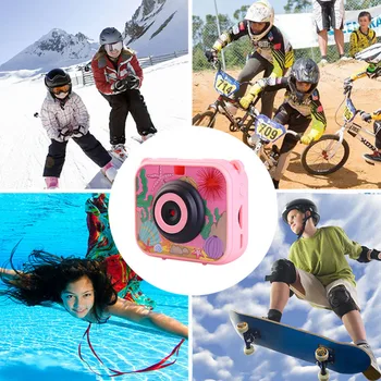 

ABS 2 Inch Screen Camera HD 1080P Children Recoder Gift USB Rechargeable Toys Mini Waterproof Anti Fall Video Camcorder Digital