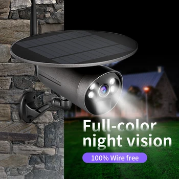 

IP Camera Wifi Outdoor Security Solar Panel Power 1080P HD 3MP CCTV Surveillance Charging Battery Night-vision Device Waterproof