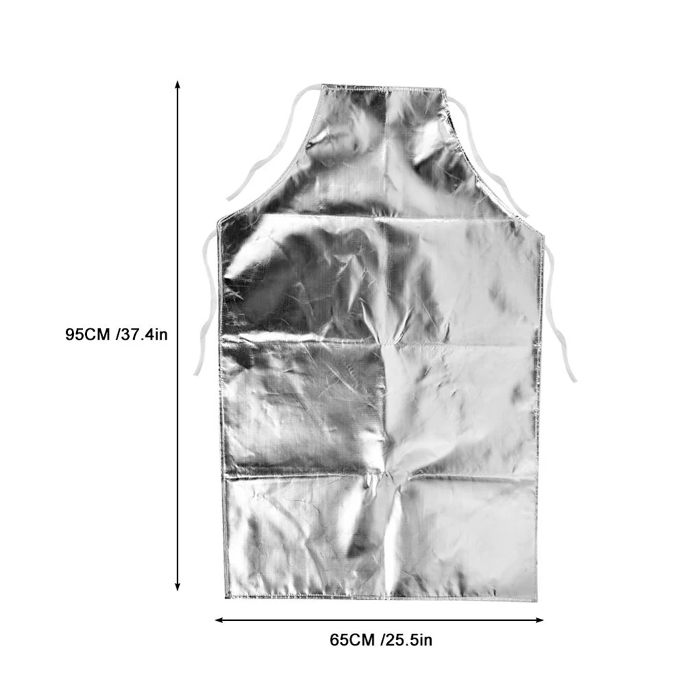 Aluminum Foil Insulation Industrial Apron 1000 Degrees Celsius Thermal Insulation Fire-Retardant,welding protective gear