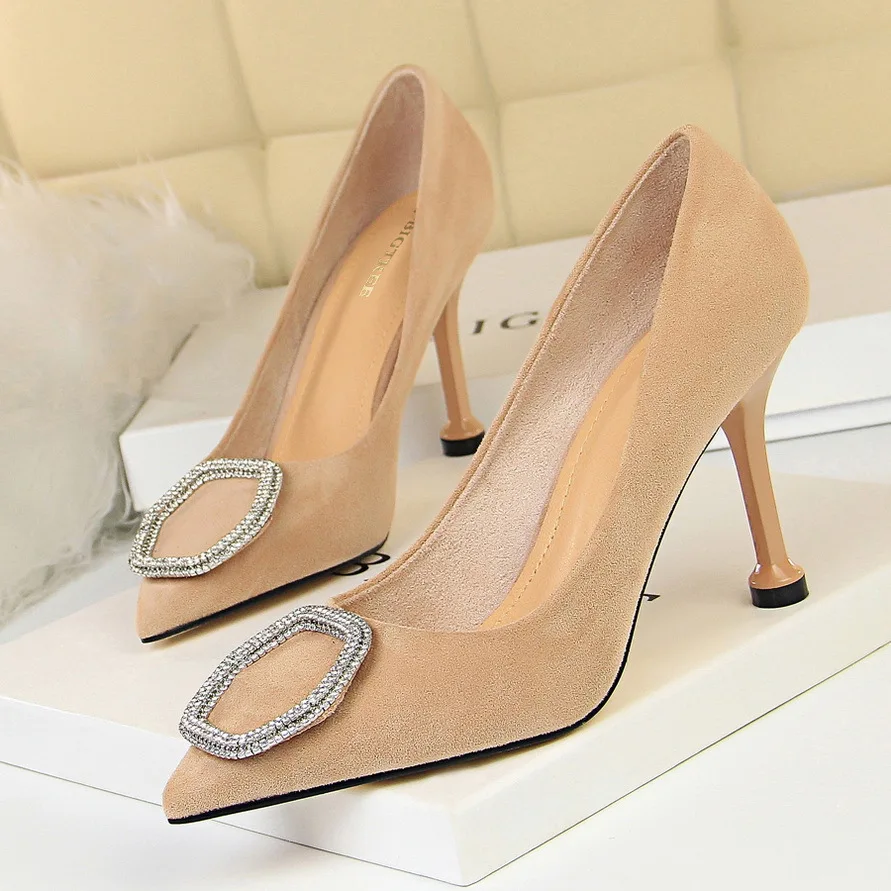 Shoes Women Pumps 2019 New Women High Heels Shoes Fashion Crystal Wedding Shoes Pumps Women Heels Stiletto Women Shoes