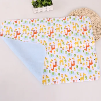 

30x45cm Cartoon Printed Isolate Waterproof Sheet Reusable Baby Infant Urine Changing Pad Bedding Nappy Soft Home Playmat Replace
