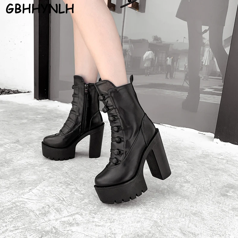 rubber sole heel boots