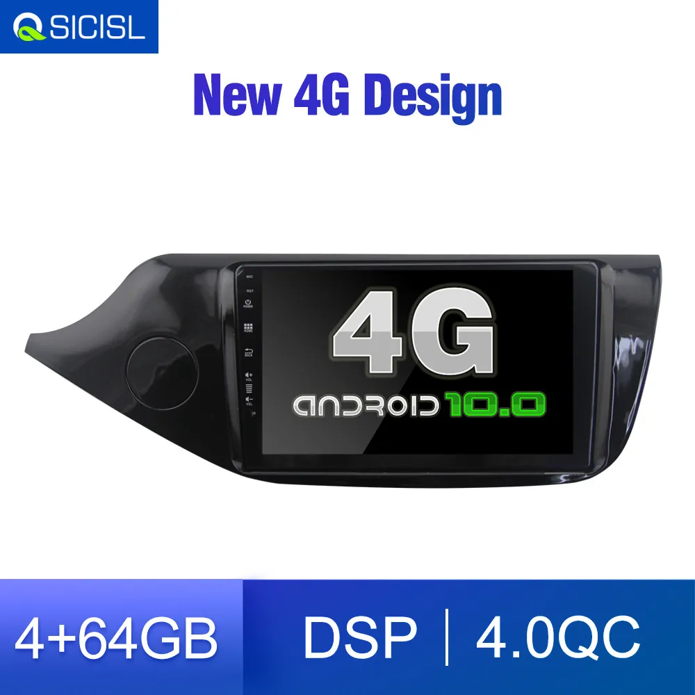 Автомагнитола с Android 10 0 для Kia Ceed JD 2012-2018 4G модем 64 ГБ GPS навигация DVD DSP | Автомобили