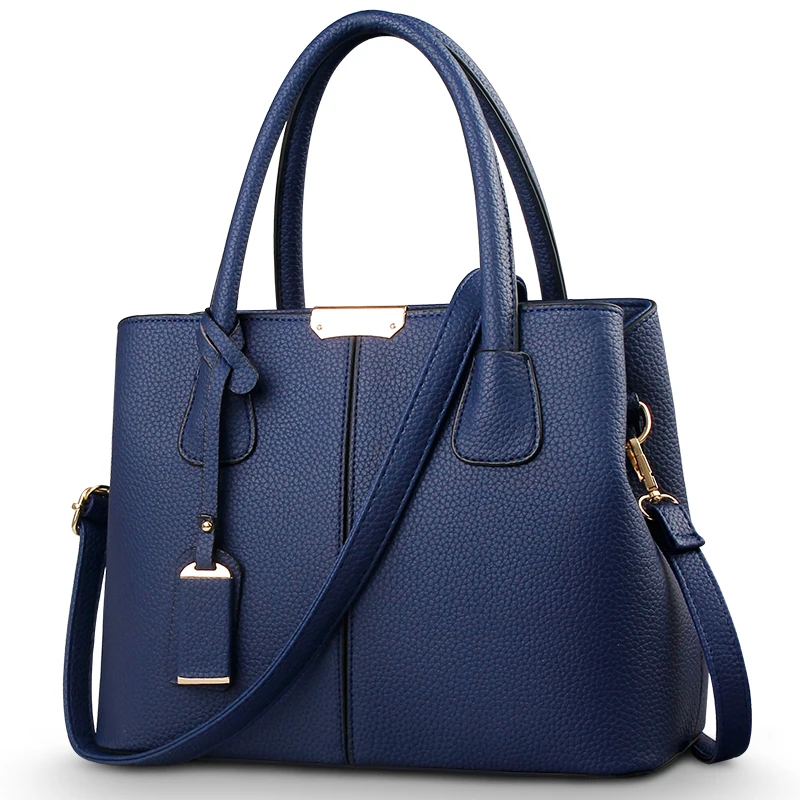 White Elegant Women Soft Leather Handbag Shoulder Sac Lady Tote Fashion Feminine Purse Pocket Bolsa Crossbody Top-handle_voghion.com