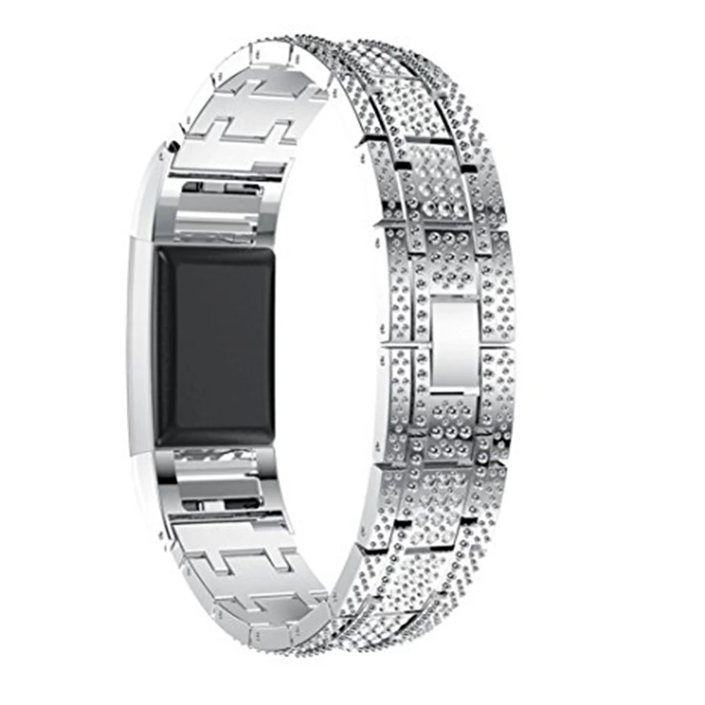 Цинковый сплав женский модный простой стиль ремешок для Fitbit Charge 2 сменные ремешки для часов для Fitbit Charge 2
