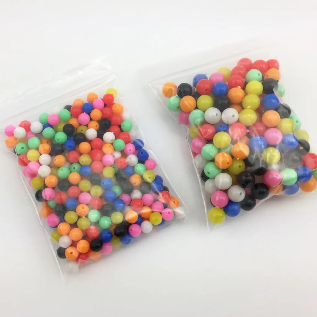 100pcs Multi-color Fishing Beads Lure Carp Fishing Beads Tackle Durable
