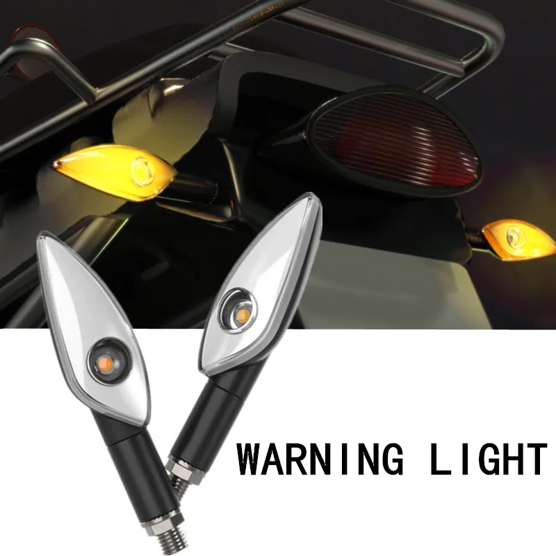 

2Pcs Motorcycle Warning Lights Electric Car Decorative Turn Signal LED Light 12V Waterproof Indicator Lamp For Moto Accessories
