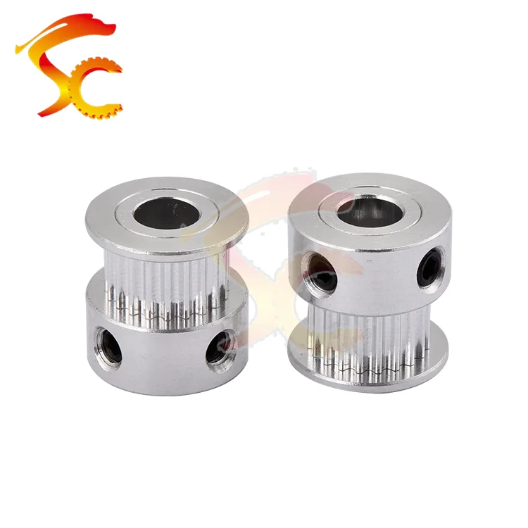 

1PCS/LOT GT2 20teeth 20 teeth Bore 6mm/6.35mm Timing Alumium Pulley fit for Width 6mm Belt for 3D Printer Parts Accessory