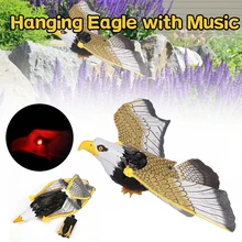 Garden Bird Repellent Decoration Eagle Luminous With Music Flying Bird Scarer Hang Eagle Protect Plants Repel Birds Garden Decor Garden Bird Repellent Decoration Eagle Luminous With Music Flying Bird Scarer Hang Eagle Protect Plants Repel Birds Garden Decor