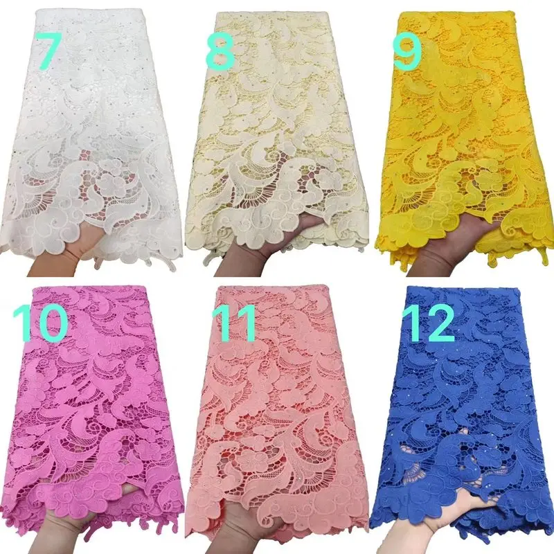 Красочные nigerial популярный дизайн кружевной ткани для оптовой продажи cl64045