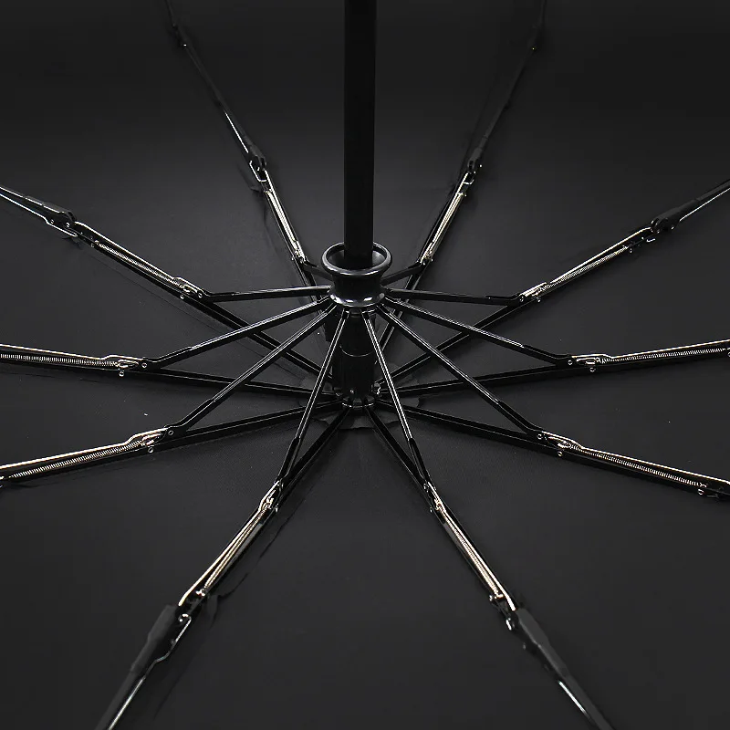 Десять костей полностью автоматически складывающийся зонтик для мужчин и женщин Shang Wu San двойного назначения Южная Корея двойной усиленный Windpro