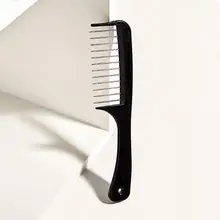 

Multifunctional Round Edge Solid Tooth Hollow Tip Teeth Comb for Salon