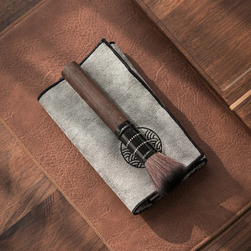 Tea Towel Water Absorption Tea Towel Tea Cloth Thickened Coffee Table Cloth Zen Teaware Towel Cotton Linen Rag Pad Table Accessories