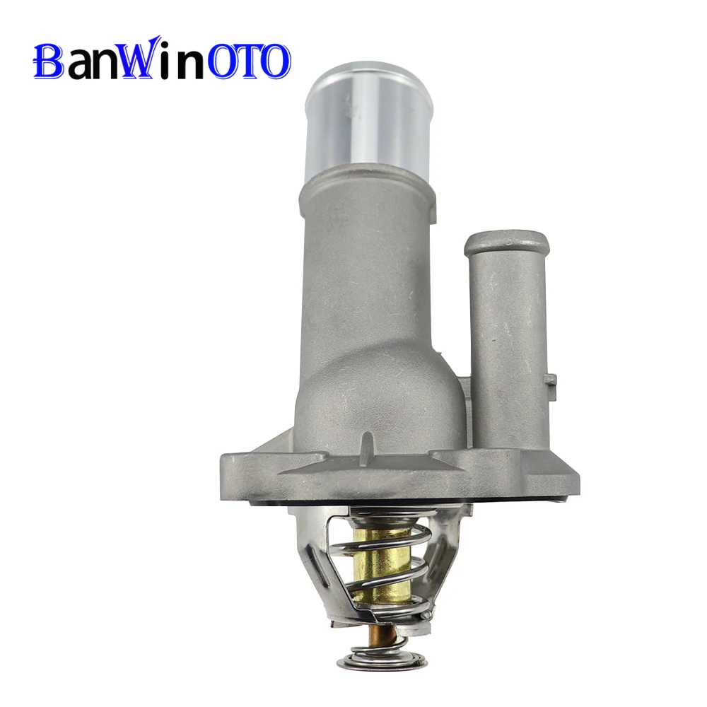 Thermostat Housing Cover Flange Engine Cooling Kit for Mazda Ford