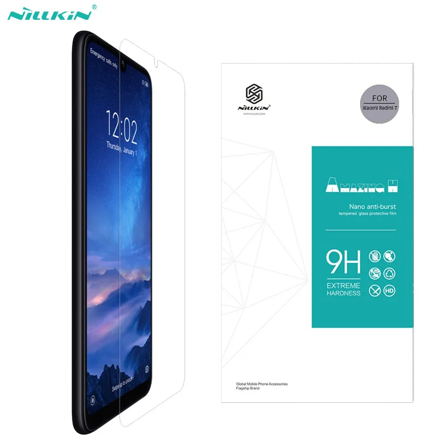 Закаленное стекло Nillkin Amazing H для Xiaomi Redmi 7 Взрывозащищенная стеклянная пленка 9H 0 3