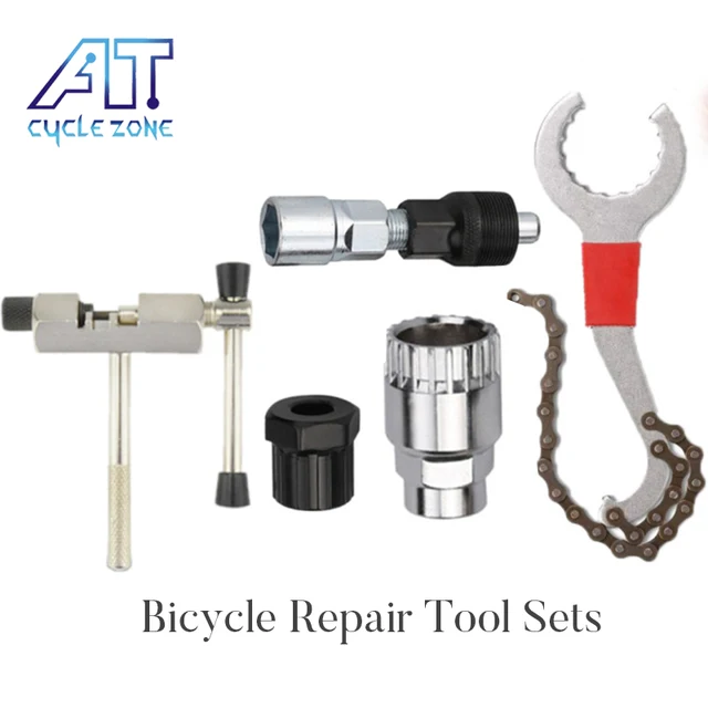 Bicycle Multitool Repair Tool Set Kit Chain Breaker Crank Wheel Extractor Outdoor Cycling Pedal Remover Puller Bicycle Tools Mtb