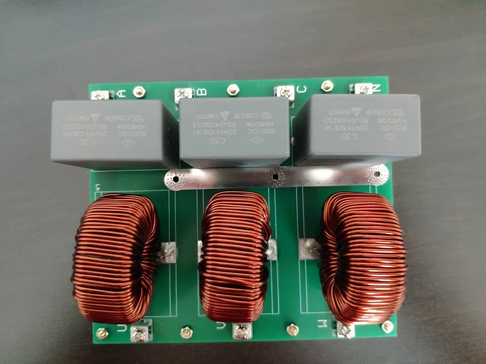 Трехфазный LC фильтр SPWM/SVPWM инверторный фильтр низкочастотный