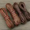 2m Vintage 100% Genuine Cowhide Leather Cord Strip Round/Flat Rope String DIY Bracelet Necklace Braided Craft Jewelry Making ► Photo 2/6