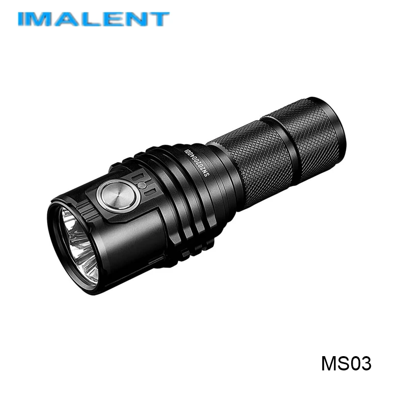 Imalent MS03 Type C перезаряжаемый фонарик с аккумулятором 21700 13000 люмен мощный