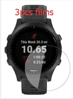 Ремешок для Garmin forerunner 245 металлический ремешок из нержавеющей стали для samsung galaxy watch active 20 мм сменный ремешок для часов - Цвет ремешка: 3pcs films