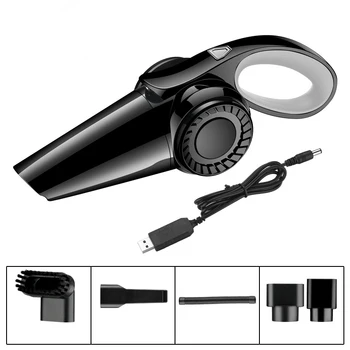 

ortable Car Vacuum Cleaner 5 meterLine Wet And Dry Dual Use Vacuum Cleaner For Auto Clean 120W Handheld Car Maintenance