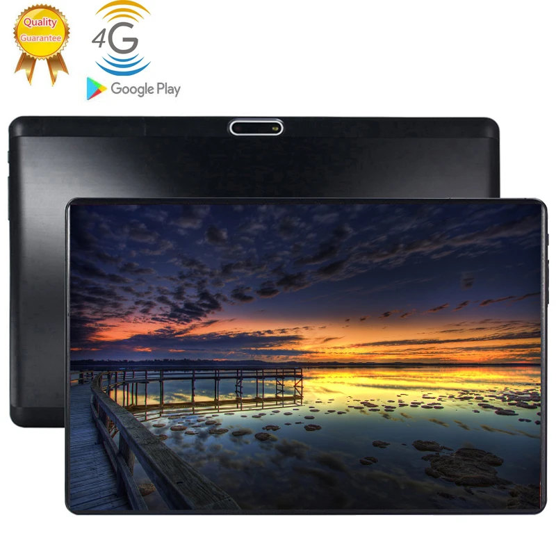MTK6753 4G LTE 10,1 дюймов планшетный ПК Android 9,0 6 ГБ ОЗУ 64 Гб ПЗУ 8 Восьмиядерный две камеры 5.0MP 1280 800 телефон с ips-дисплеем миниатюрный ноутбук