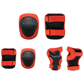 

6 in 1 Kids Knee Gear Motorcycle Protection Protective Gear with Wrist Guards Children Safety Protection Pads Rollerblading