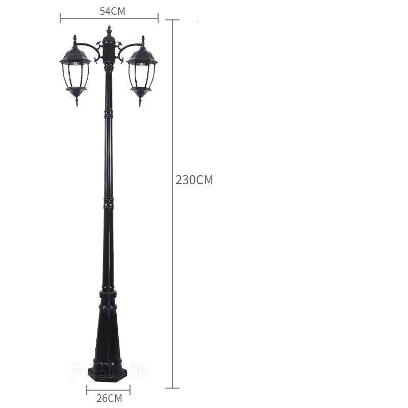 Sokak Lamba Farola садовый стиль Lampioni Da Esterno Eclairage Exterieur лампа Uliczna Lampione Led внедорожный дорожный светильник