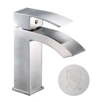 

Aquaterior® Modern 1 Hole Bathroom Faucet Vanity Sink Basin Single Handle Cold & Hot Water Tap DIY Hotel BN