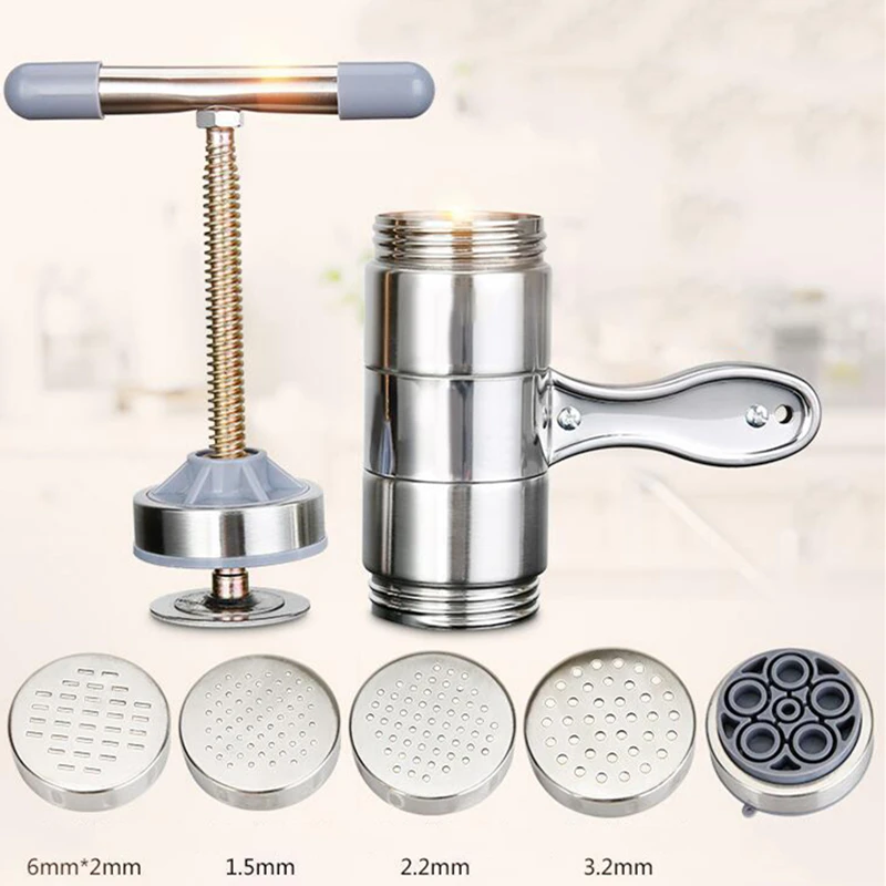 Manual Stainless Steel Noodle Maker Press Pasta Machine Crank Cutter Fruits Juicer Cookware Making Spaghetti Kitchen Tools - Image 5