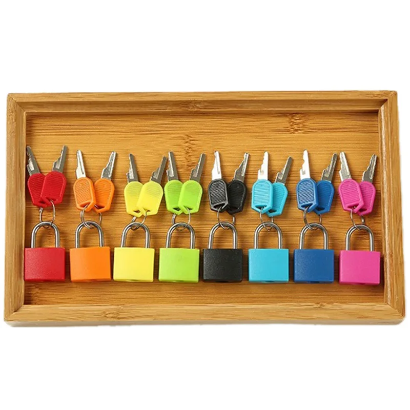 Wooden Tray Locks Set Educational Toys For Children Preschool Sensorial Materials