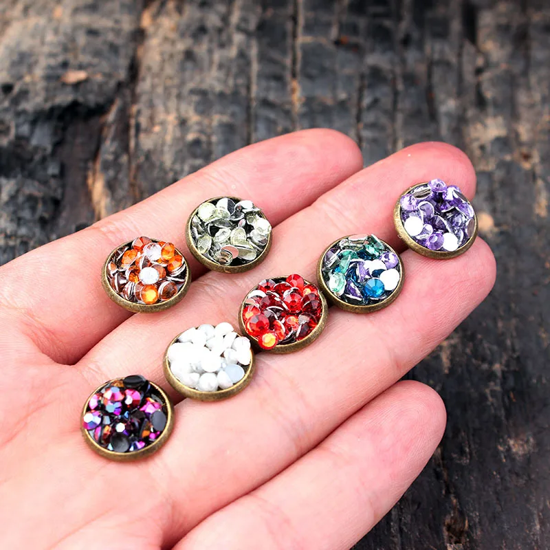 Женские серьги гвоздики Bobo вечерние из натурального камня индийские ювелирные